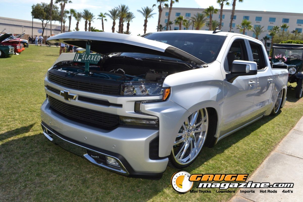 forbidden-fantasy-show-n-shine-2026-052-silver-chevrolet-silverado-engine-bay-slammed