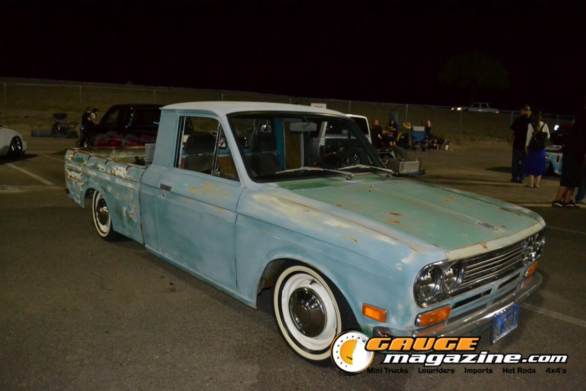 forbidden-fantasy-show-n-shine-2026-132-patina-datsun-pickup-slammed-night