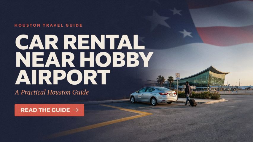 Rental car near William P. Hobby Airport in Houston