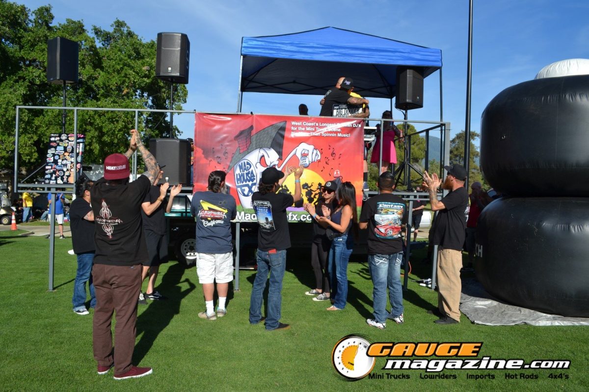 Award presentation at the 2026 Danger Zone Truck and Car Show in Porterville, California