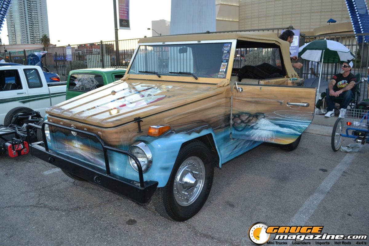 Custom vehicles at A Day to Remember Las Vegas 2025