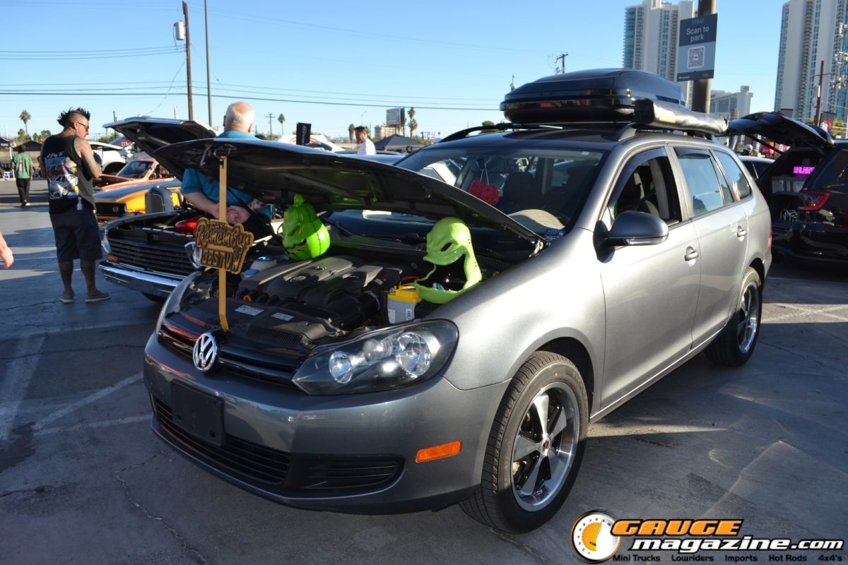 Custom vehicles at A Day to Remember Las Vegas 2025