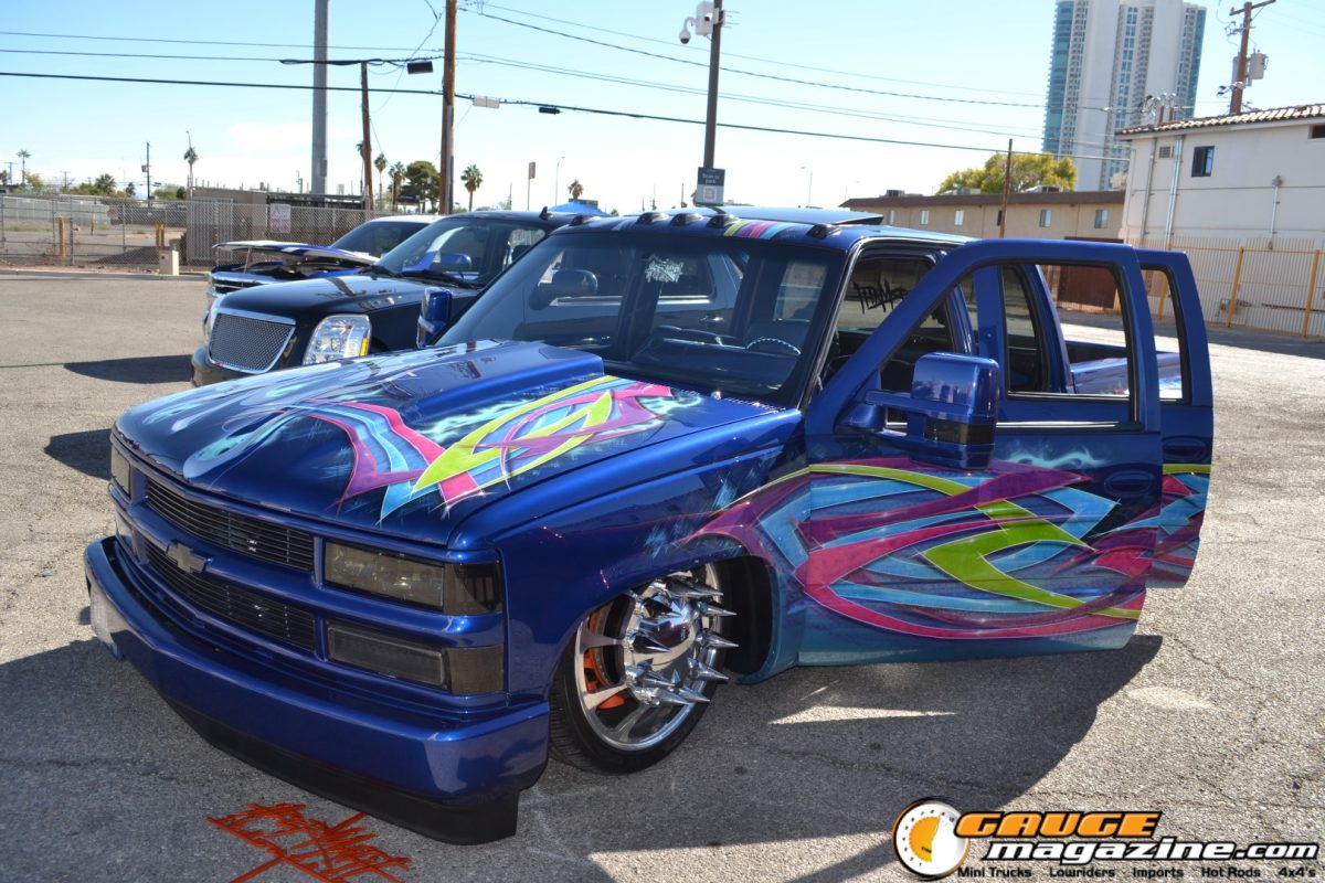 Custom vehicles at A Day to Remember Las Vegas 2025