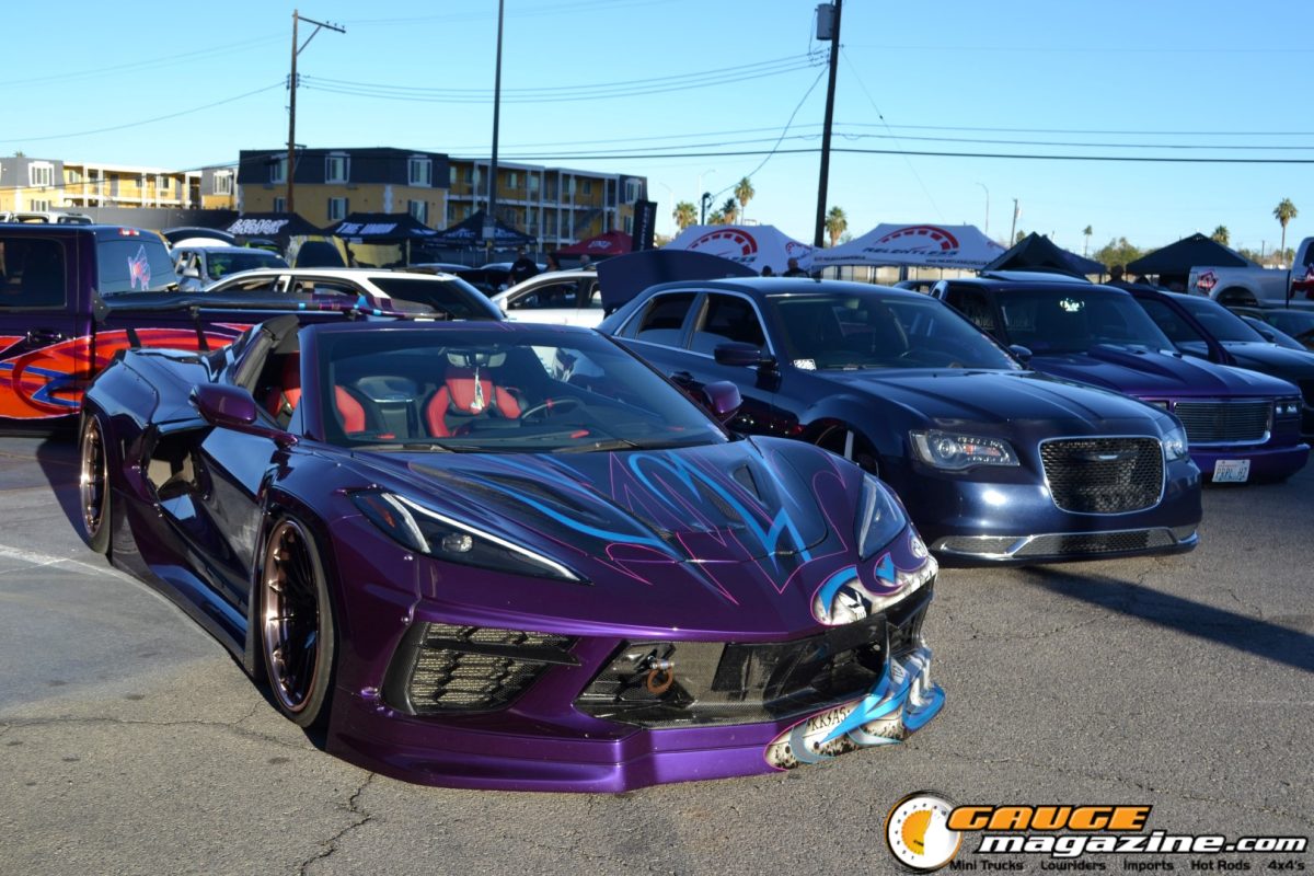 Custom vehicles at A Day to Remember Las Vegas 2025