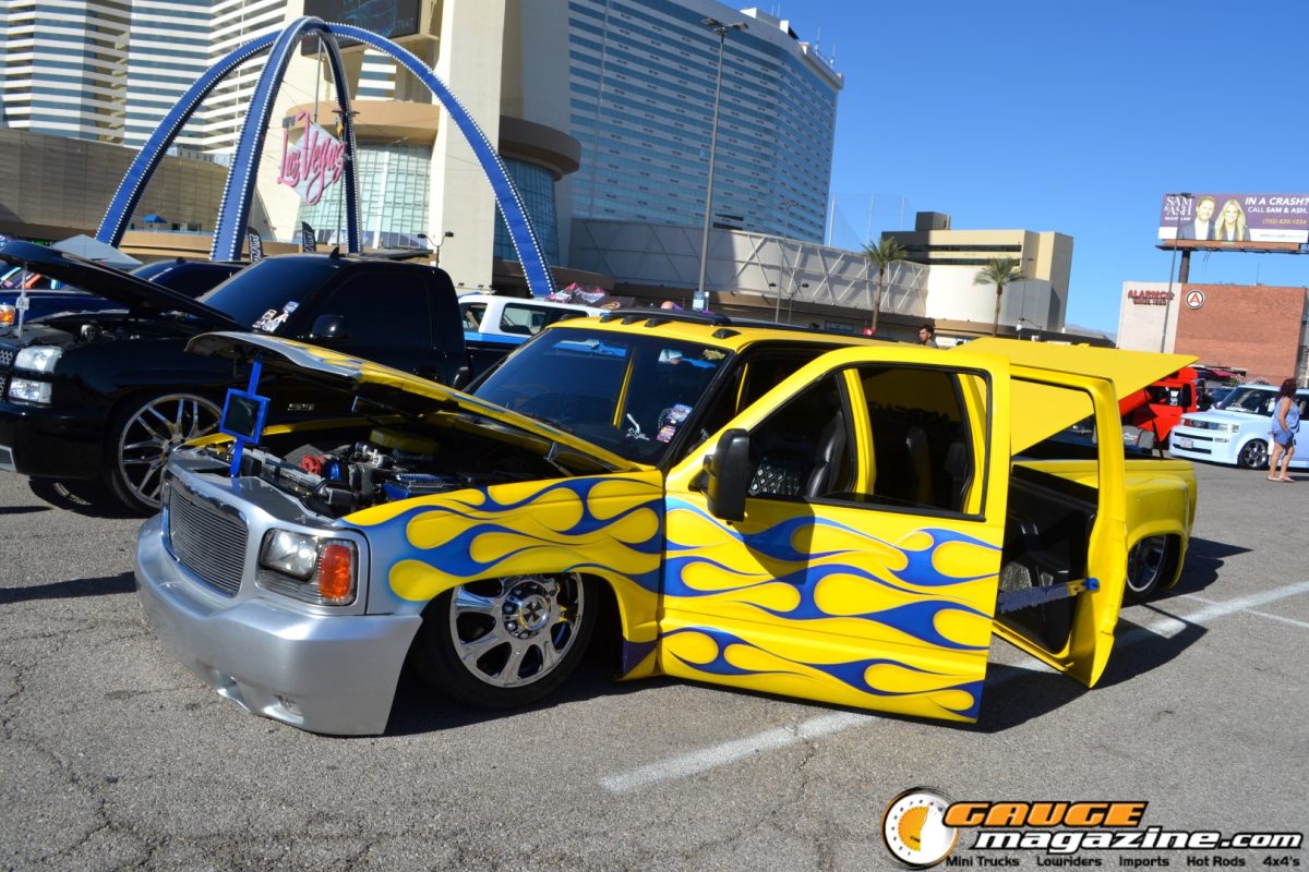 Custom vehicles at A Day to Remember Las Vegas 2025
