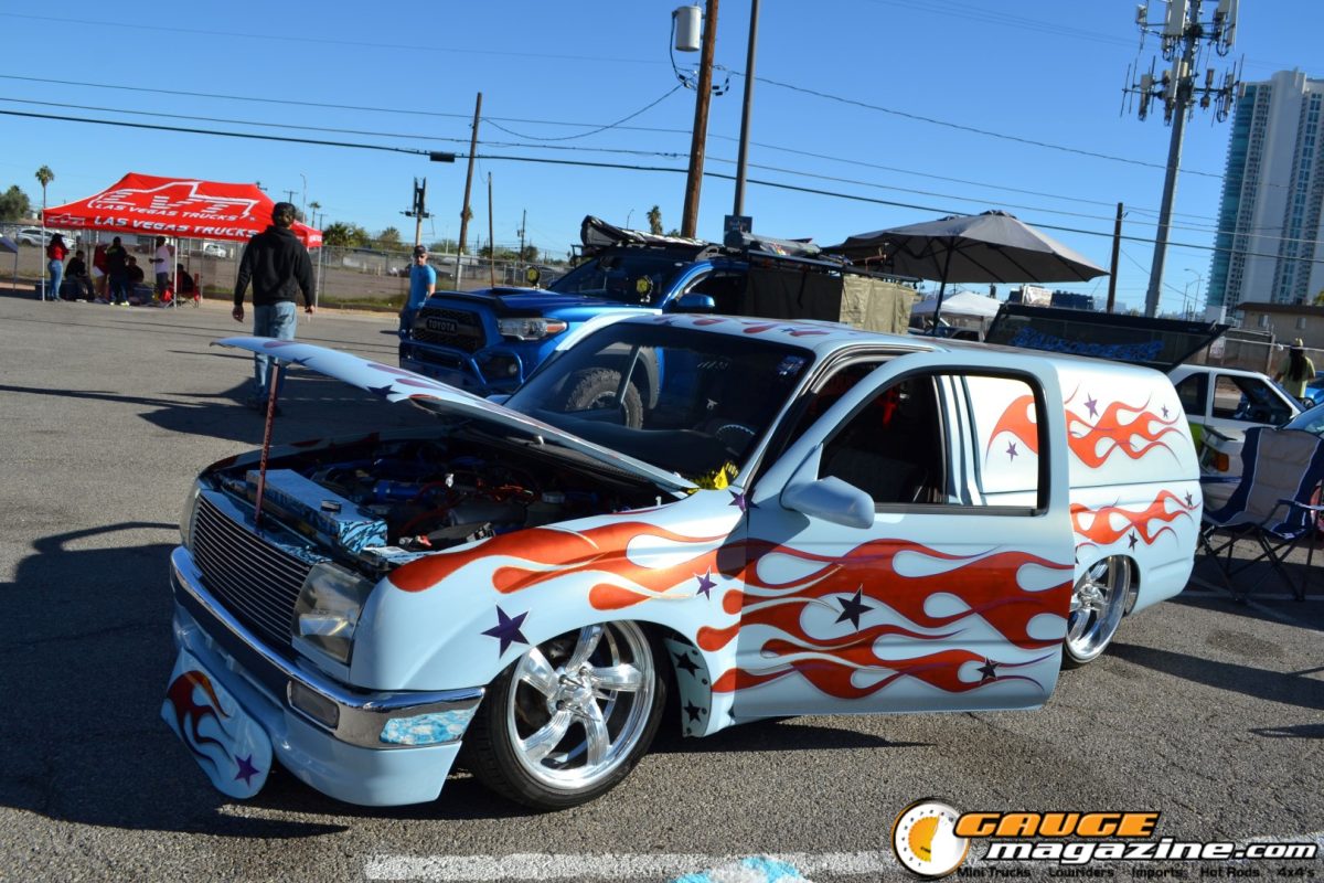 Custom vehicles at A Day to Remember Las Vegas 2025