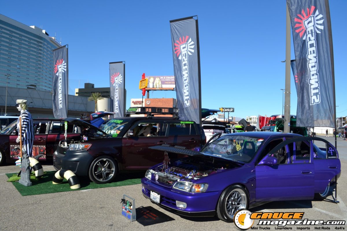 Custom vehicles at A Day to Remember Las Vegas 2025
