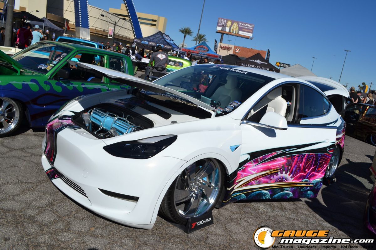 Custom vehicles at A Day to Remember Las Vegas 2025