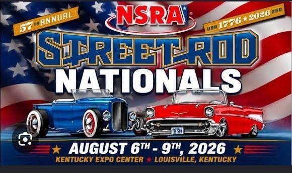 NSRA Street Rod Nationals 2026 classic cars in Louisville Kentucky