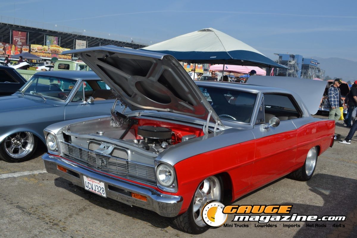 mooneyes-christmas-party-2025-101-red-gray-chevrolet-nova-custom-engine-bay