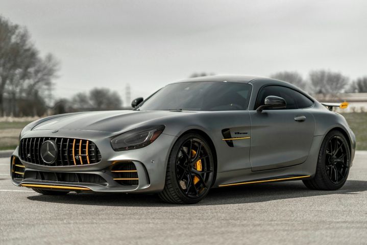 Gray Mercedes-AMG GT coupe illustrating common Mercedes-Benz problems that need attention