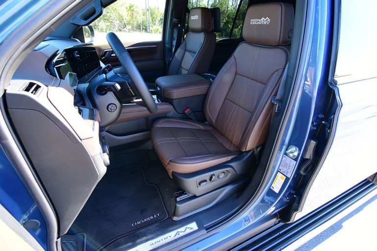 2027 Chevrolet Suburban High Country front seats