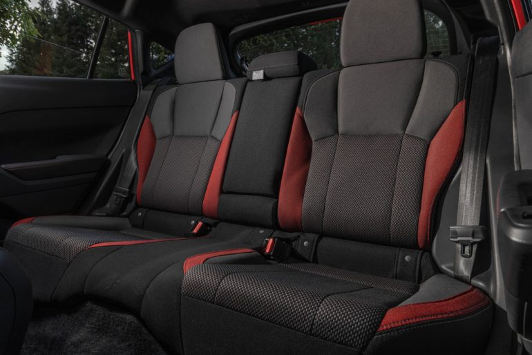 2026 subaru impreza back seats