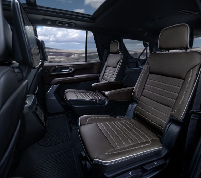 2027 GMC Yukon second row seats