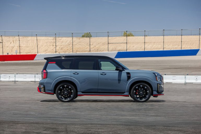 2026 nissan armada nismo side