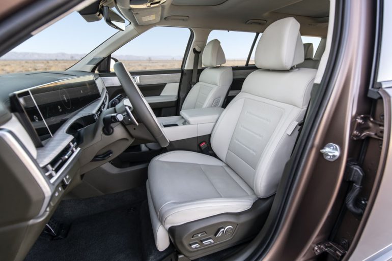 2026 hyundai santa fe hybrid front seats
