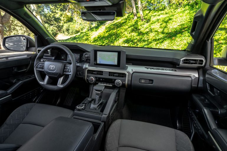 2026 toyota tacoma sr5 interior