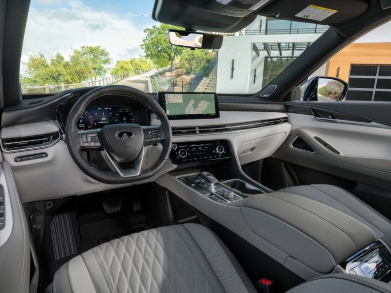 2027 INFINITI QX60 dashboard interior