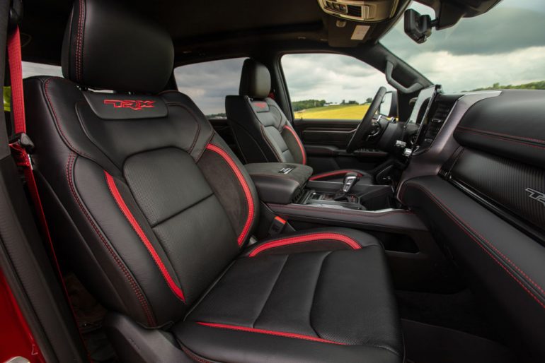 2027 Ram 1500 TRX SRT front seats