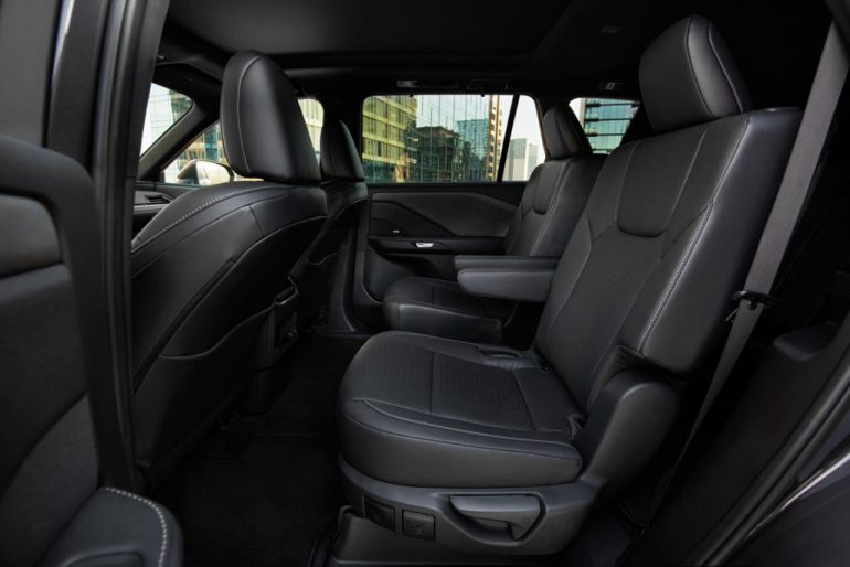 2026 Lexus TX 350 second row seats