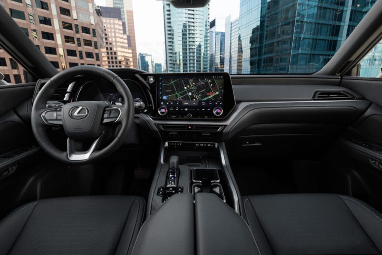 2026 Lexus TX 350 dashboard interior