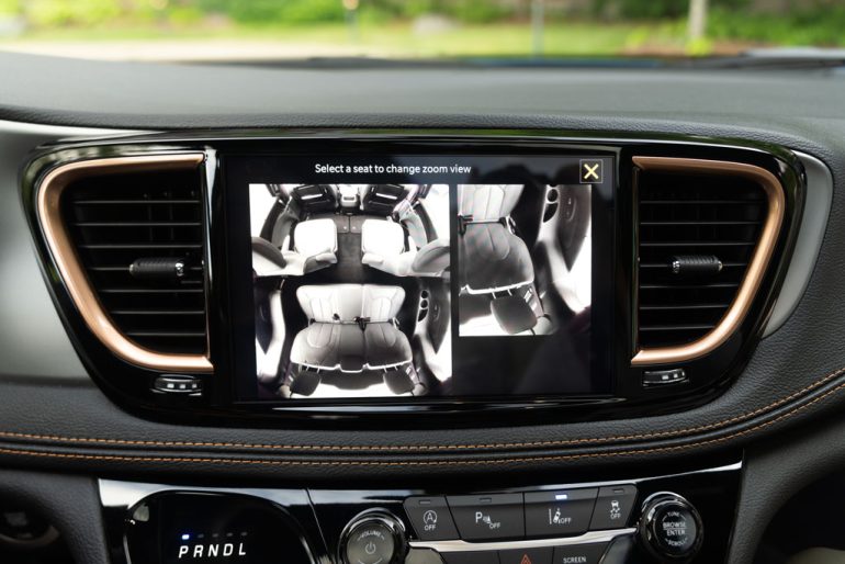 2027 Chrysler Pacifica Pinnacle featuring standard FamCAM