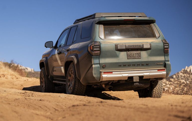 2026 toyota 4runner rear
