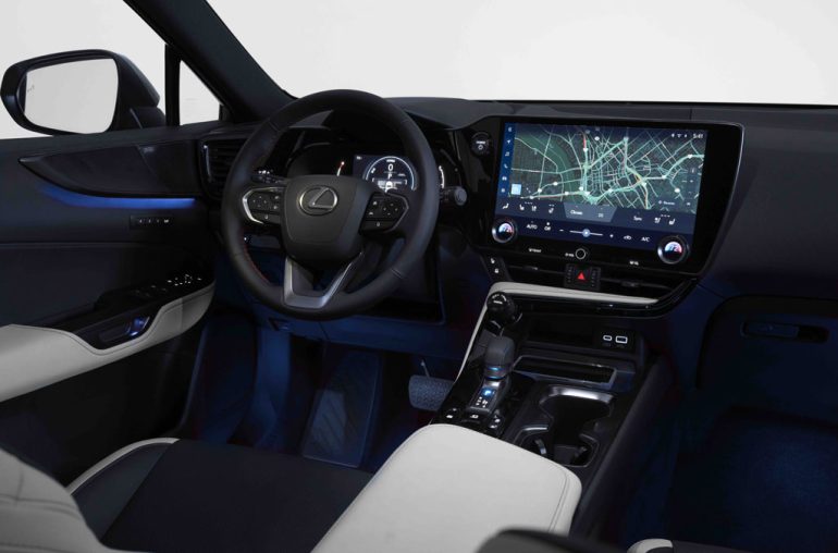 2026 Lexus NX dashboard interior