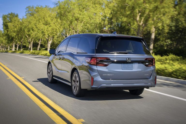 2026 Honda Odyssey rear