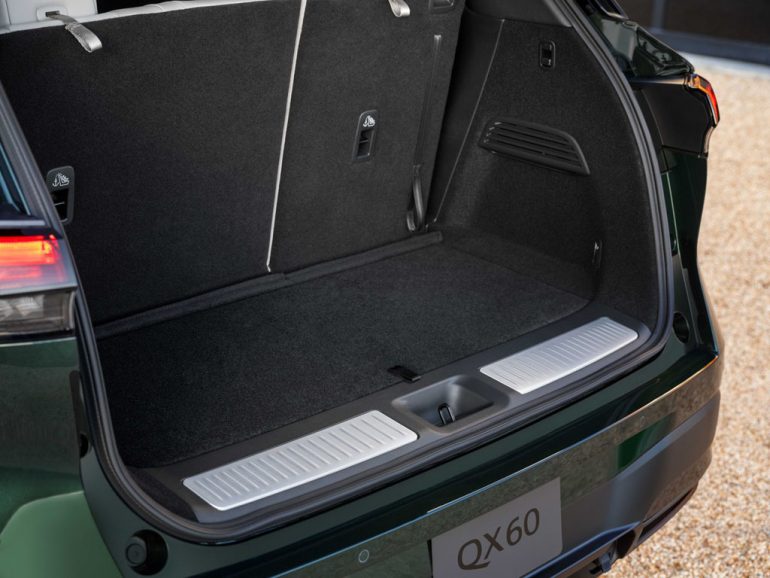 2026 Infiniti QX60 cargo