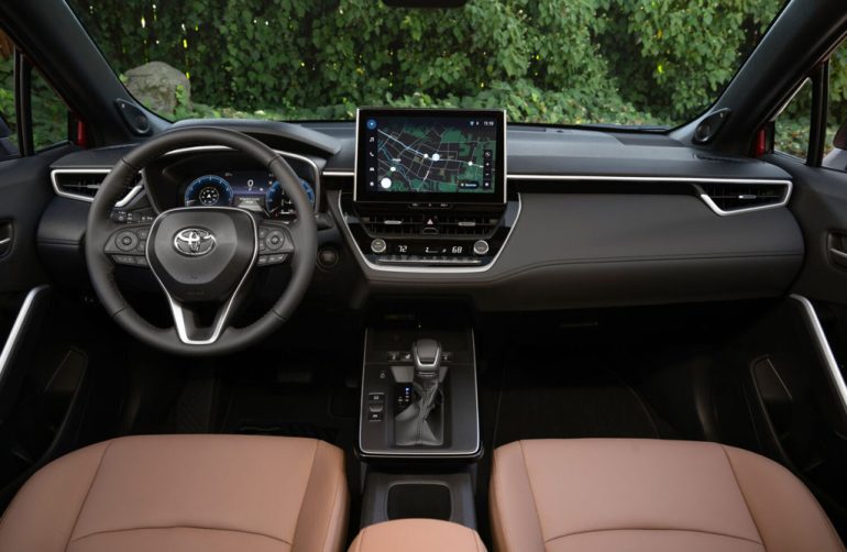 2026 toyota corolla cross dashboard interior