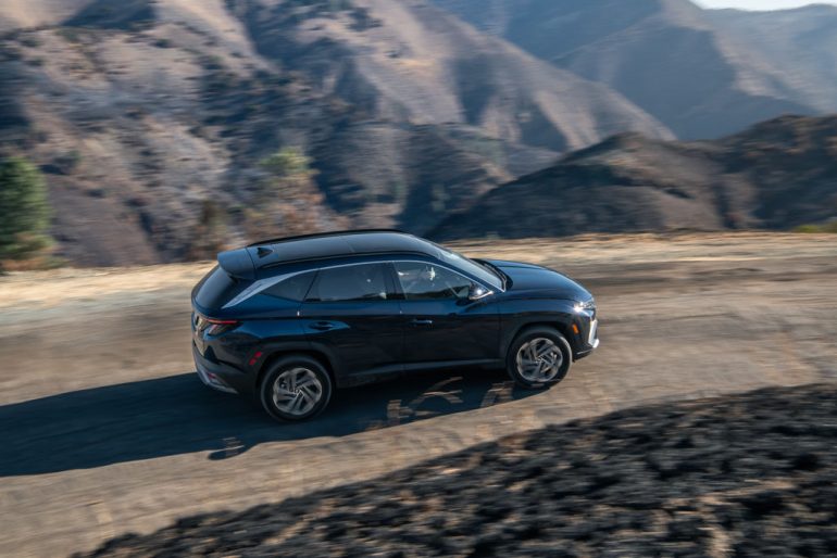 2026 hyundai tucson hybrid side