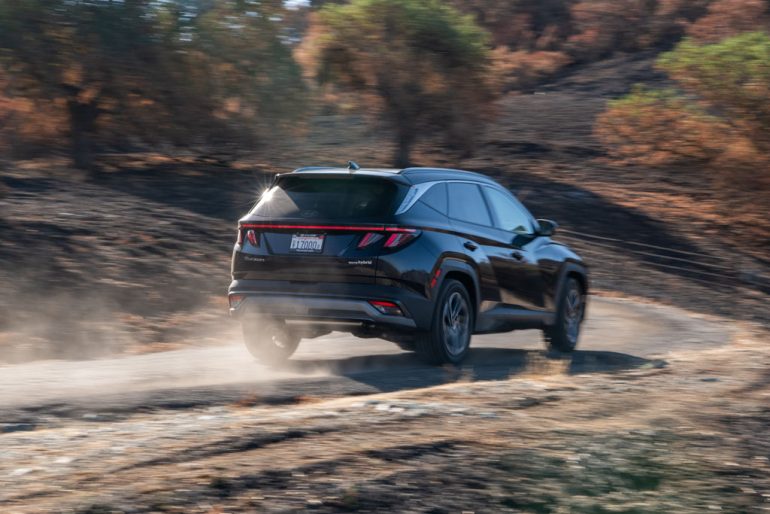 2026 hyundai tucson hybrid rear