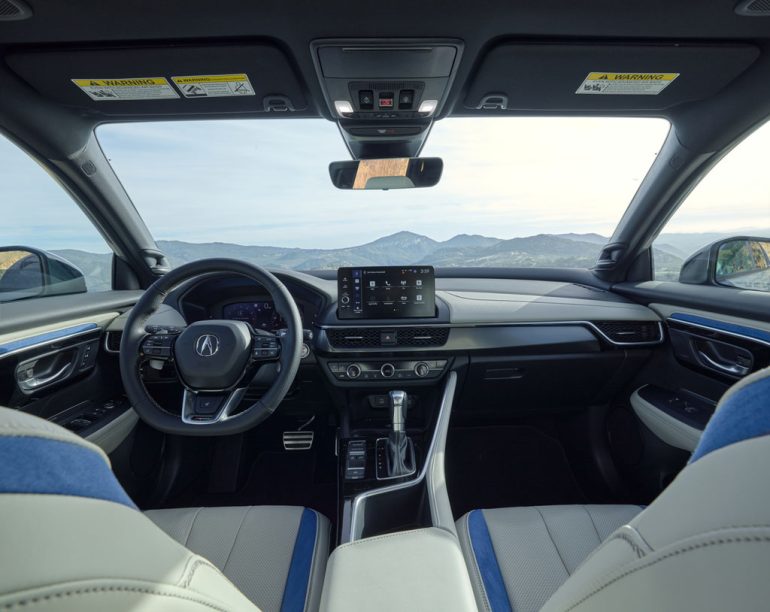 2026 acura adx dashboard
