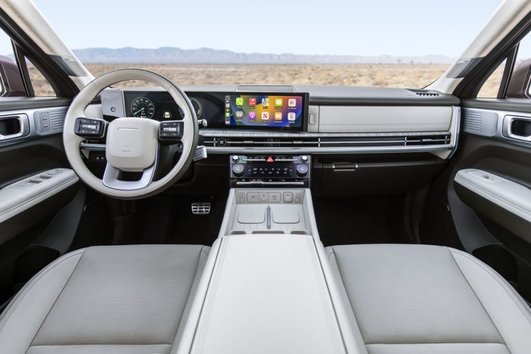 2027 hyundai santa fe hybrid dashboard