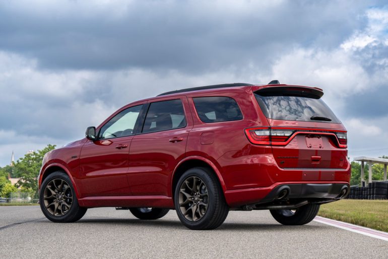 2027 dodge durango rear