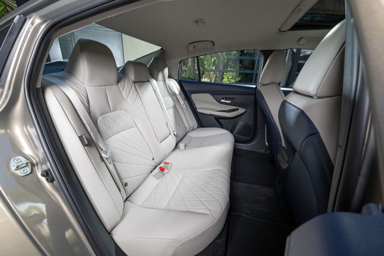 2027 Nissan Sentra SL back seats