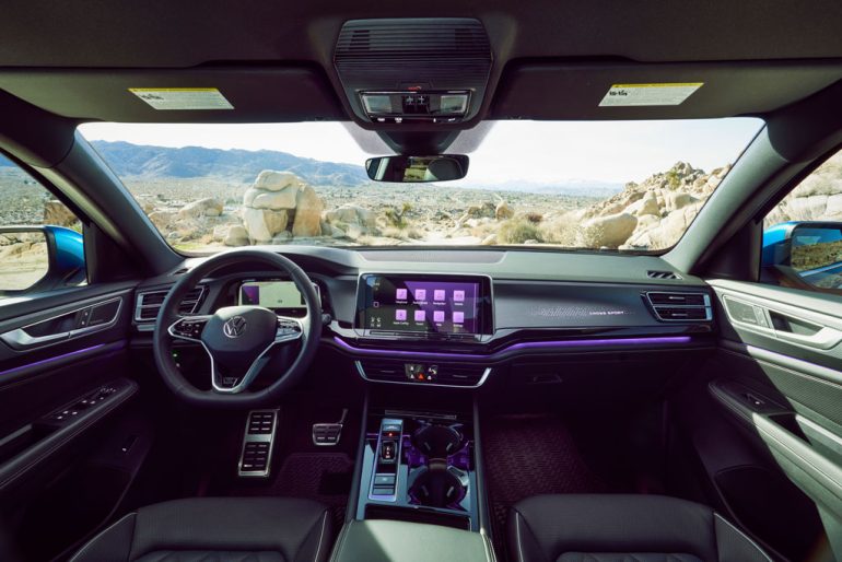 2026 volkswagen atlas cross sport dashboard interior