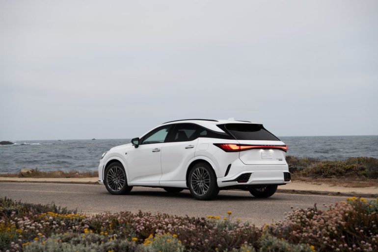 2026 lexus rx 500h f sport performance rear