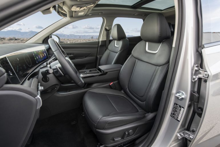 2026 Hyundai Tucson Plugin Hybrid front seats