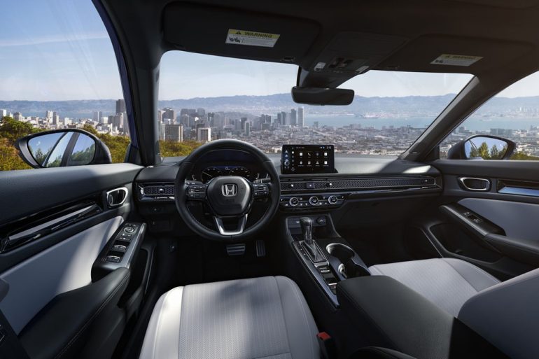 2027 honda civic dashboard interior