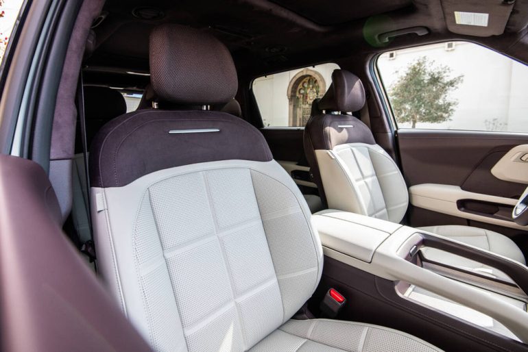 2027 Kia Telluride hybrid front seats