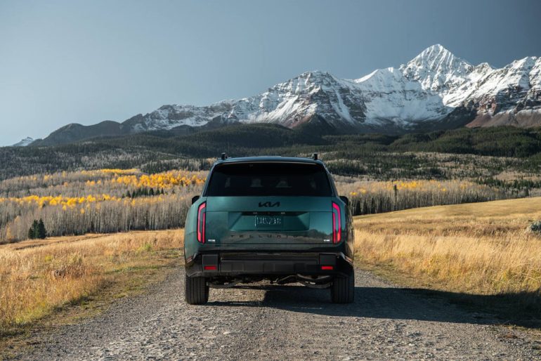 2027 Kia Telluride hybrid rear