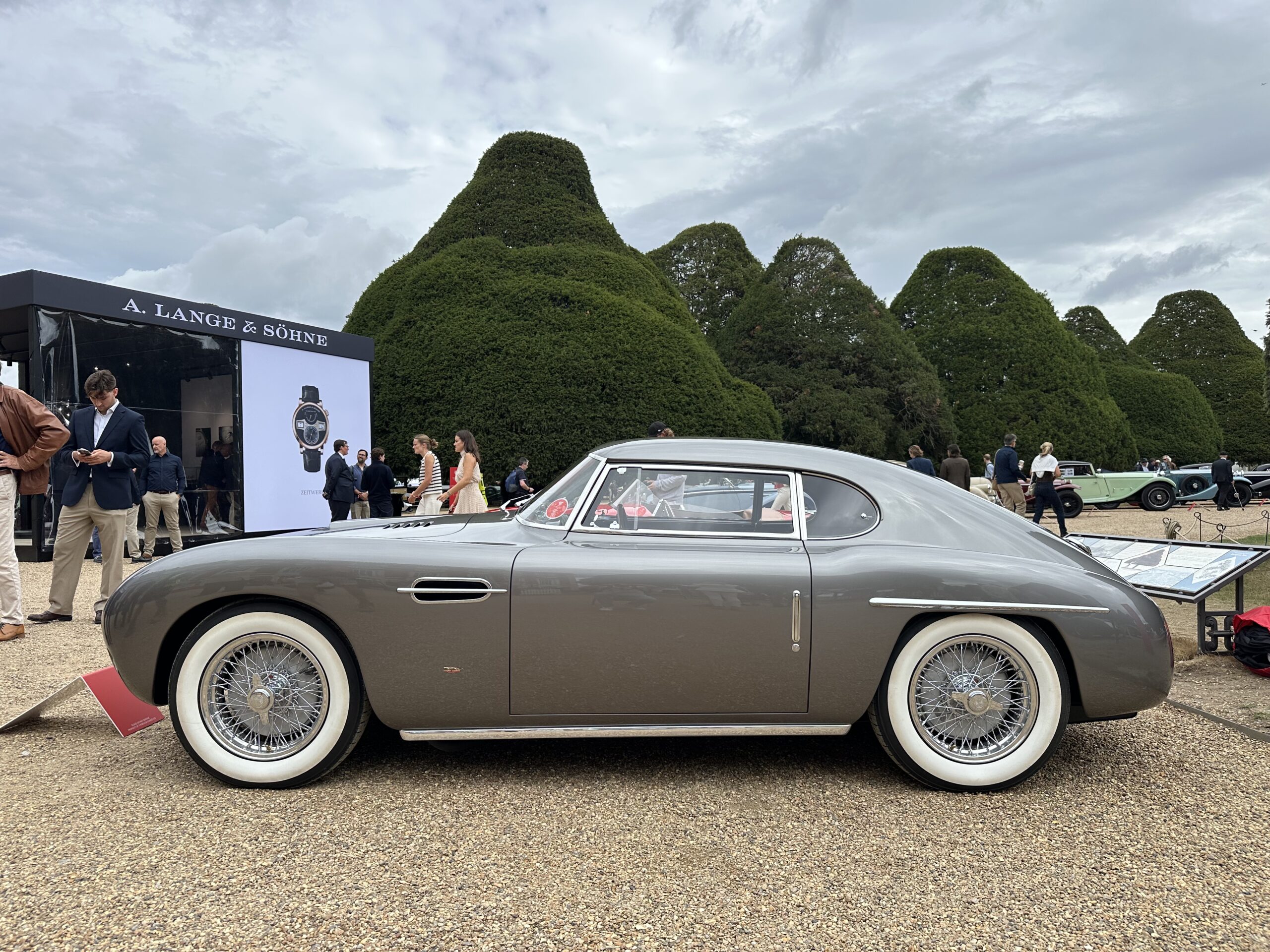 1953 Siata 208 CS by Balbo, side view. At the Concours of Elegance 2026.