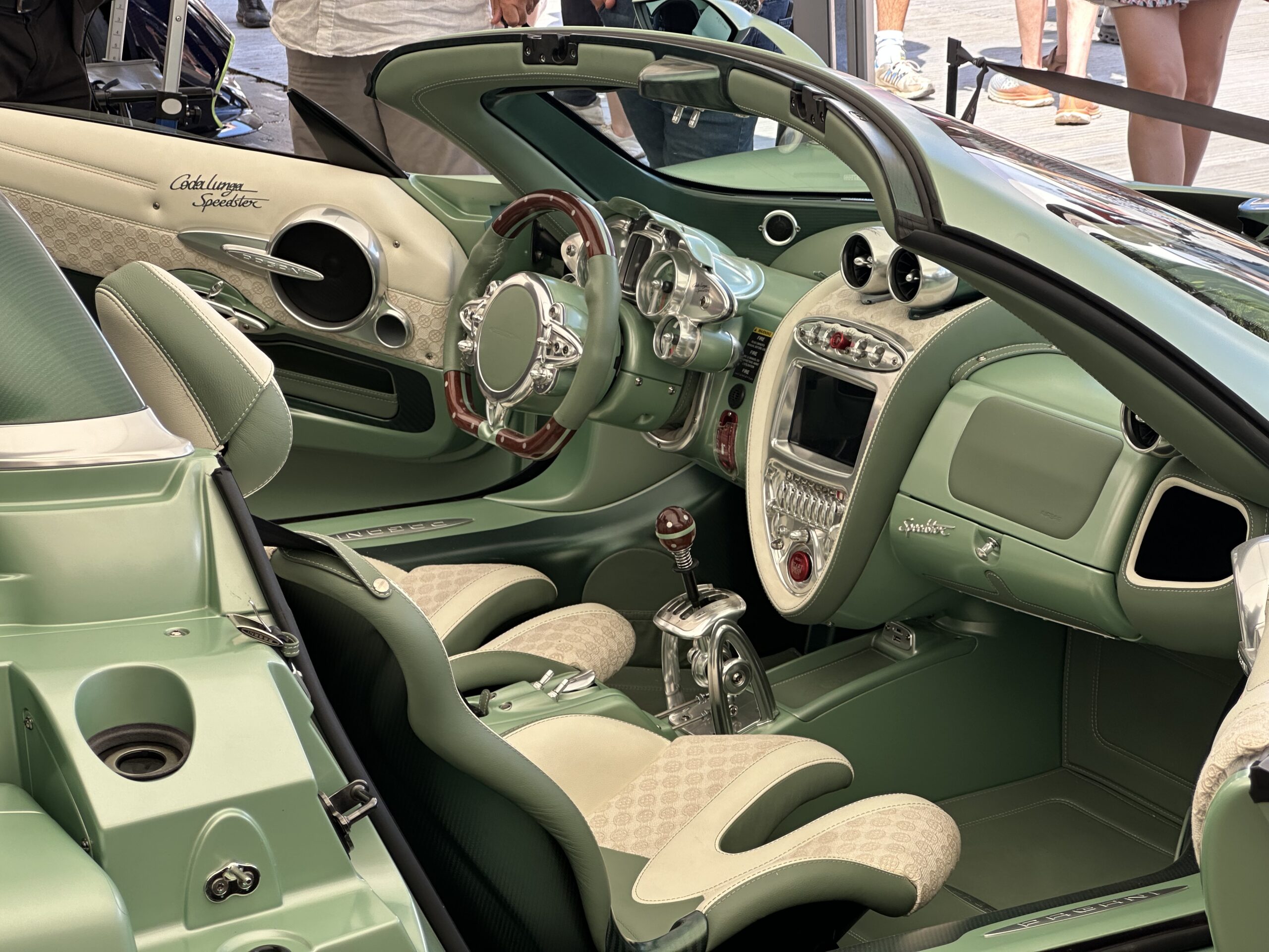 Pagani Huayra Codalunga Speedster interior